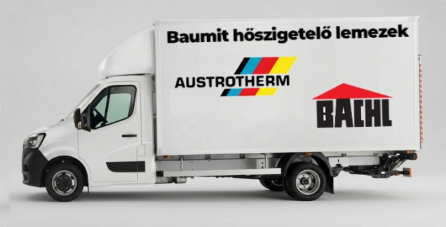Baumit szigetelőanyag szállítás