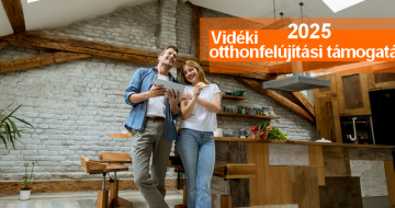 Új vidéki otthonfelújítási támogatás 2025