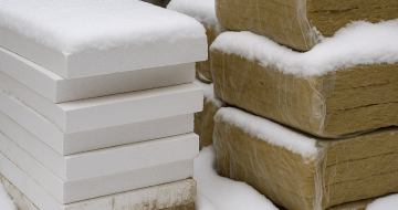 Hőszigetelő anyagok helyes Téli tárolása