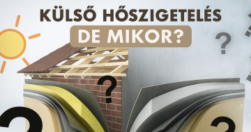 Külső hőszigetelés, de mikor?! Az ideális időzítés