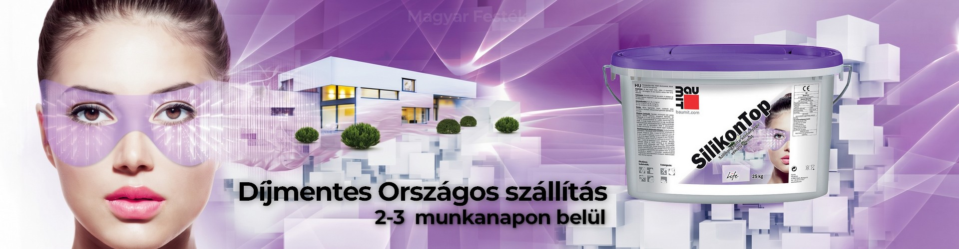 Baumit SilikonTop homlokzati vakolat
