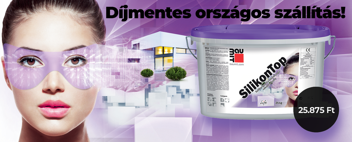 Baumit SilikonTop homlokzati vakolat