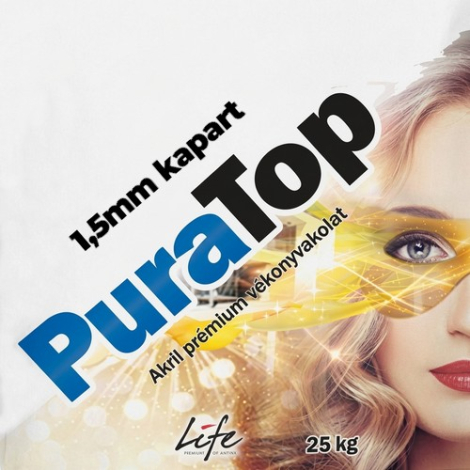 Baumit PuraTop vakolat - 1,5mm kapart struktúra