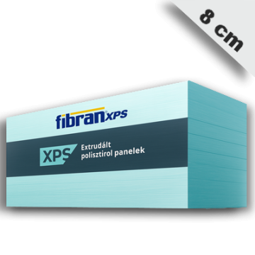 XPS 8 cm vastag lábazati hőszigetelő lemez