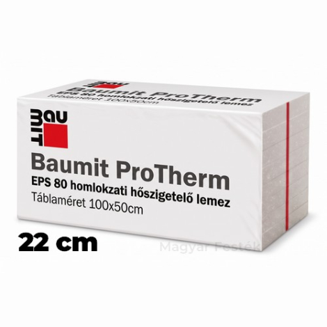 Baumit ProTherm homlokzati hőszigetelő lemez 22 cm