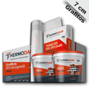 7 cm Thermodam grafitos hőszigetelő rendszer