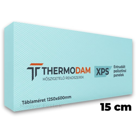 XPS 15 cm vastag lábazati hőszigetelő lemez