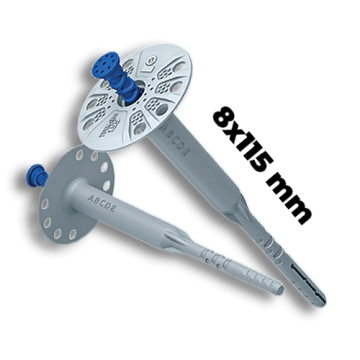 Fém beütőszeges dűbel 8x115 mm