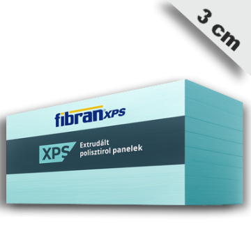 XPS 3 cm vastag lábazati hőszigetelő lemez