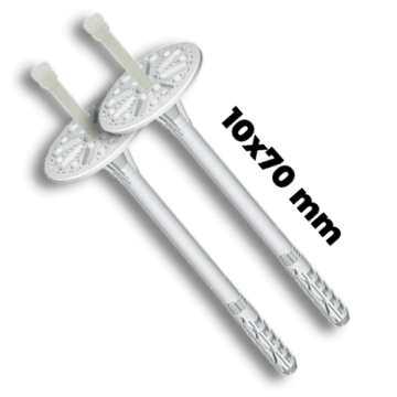 Műanyag beütőszeges dűbel 10x70 mm