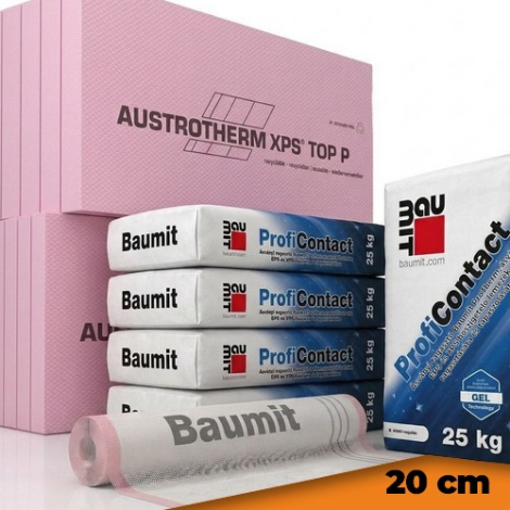 Baumit lábazati hőszigetelő alaprendszer 20 cm