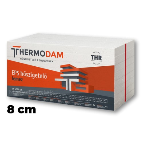 EPS 80 homlokzati hőszigetelő lemez 8 cm