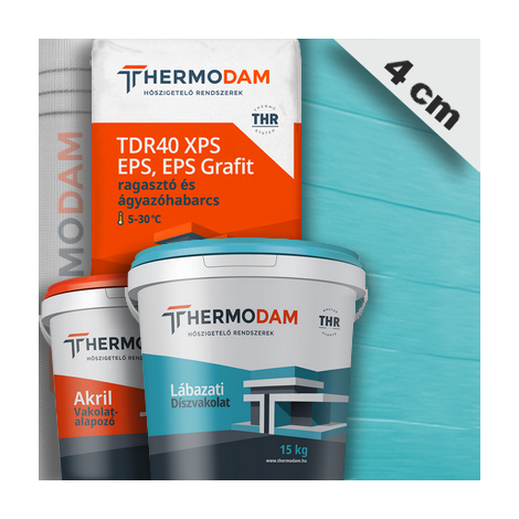 Thermodam lábazati hősziegetelő rendszer 4 cm