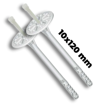 Műanyag beütőszeges dűbel 10x120 mm