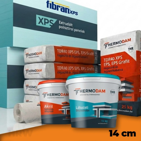 Thermodam lábazati hőszigetelő rendszer 14 cm
