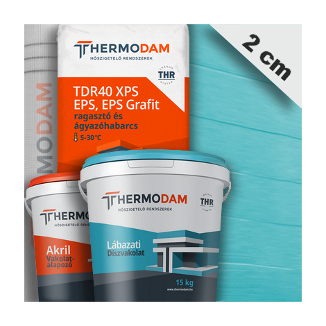 Thermodam lábazati hőszigetelő rendszer 2 cm
