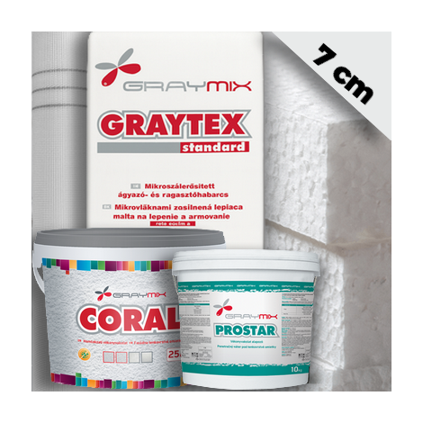 7 cm Graymix hőszigetelő rendszer