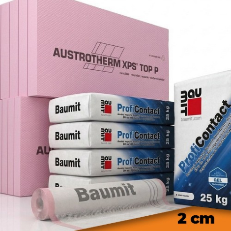 Baumit Lábazati hőszigetelő alaprendszer 2 cm