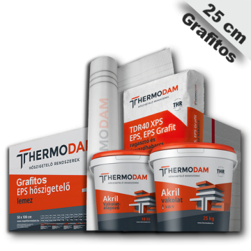 25 cm Thermodam grafitos hőszigetelő rendszer