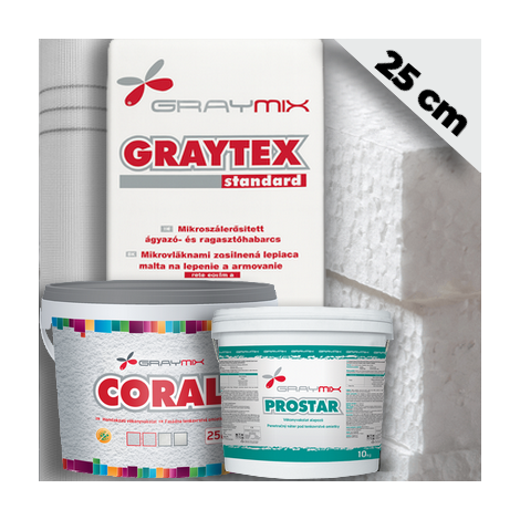 25 cm Graymix hőszigetelő rendszer