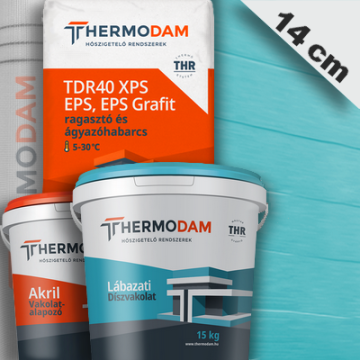 14 cm Thermodam lábazati hőszigetelő rendszer
