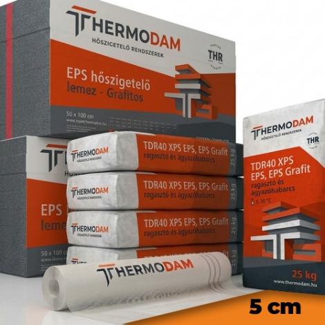 Thermodam grafitos hőszigetelő alaprendszer 5 cm