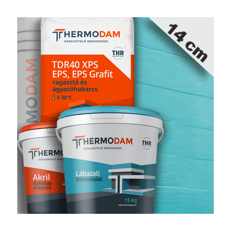 Thermodam lábazati hőszigetelő rendszer 14 cm