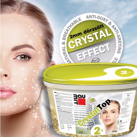 Baumit CrystalTop vakolat - 2mm dörzsölt struktúra