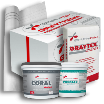 Graymix hőszigetelő rendszer 7 cm