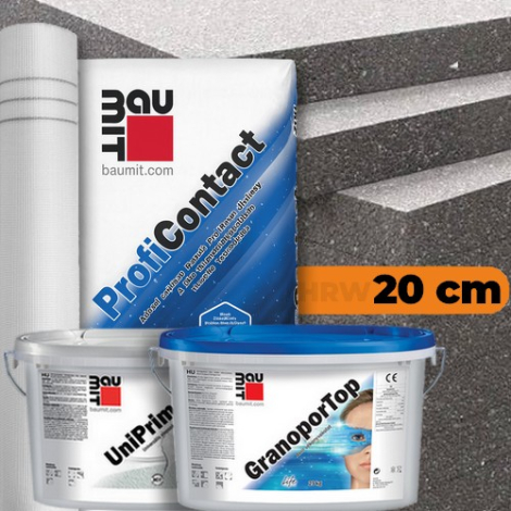 20 cm Baumit grafitos hőszigetelő rendszer
