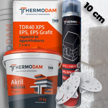 10 cm hőszigetelő rendszer - Könnyűszerkezetre