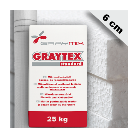 6 cm Graymix hőszigetelő alaprendszer