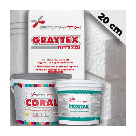 20 cm Graymix hőszigetelő rendszer