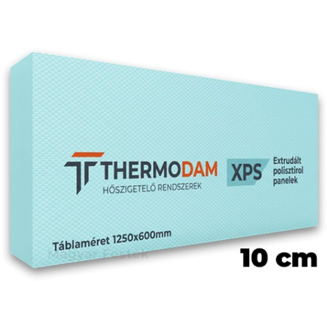 XPS 10 cm vastag lábazati hőszigetelő lemez