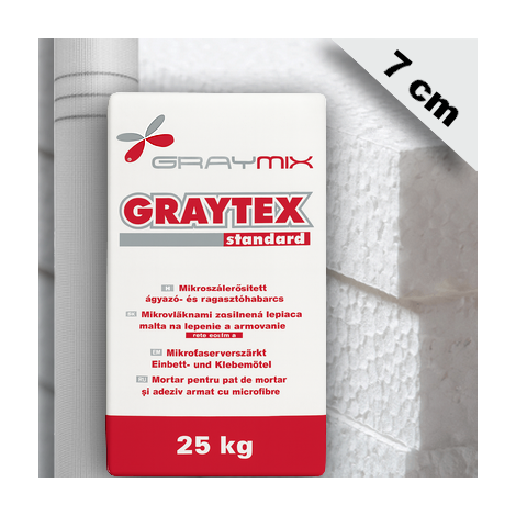 7 cm Graymix hőszigetelő alaprendszer