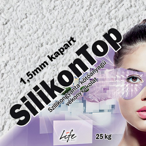 Baumit SilikonTop vakolat - 1.5mm kapart struktúra