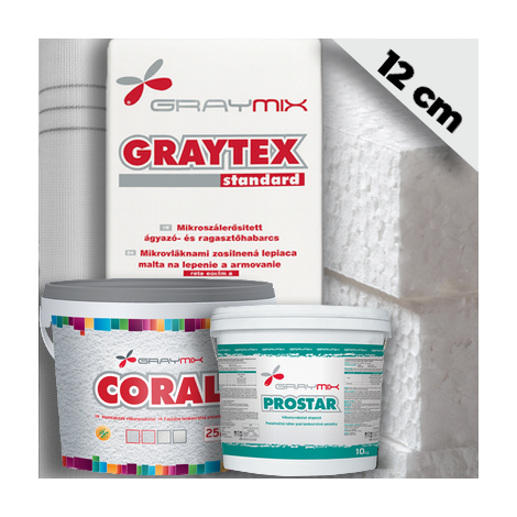 12 cm Graymix hőszigetelő rendszer