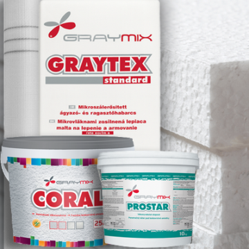 4 cm Graymix hőszigetelő rendszer