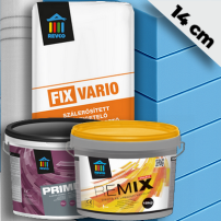 Lábazati hőszigetelő rendszer 14 cm