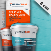 Thermodam lábazati hőszigetelő rendszer 8 cm