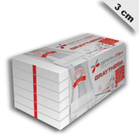 Graytherm EPS 80 polisztirol hőszigetelő lemez 3 cm