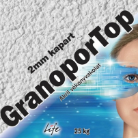 Baumit GranoporTop homlokzati vakolat 2mm kapart