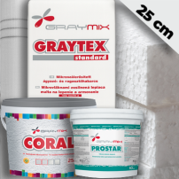 25 cm Graymix hőszigetelő rendszer