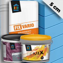 Lábazati hőszigetelő rendszer 5 cm