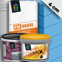 Lábazati hőszigetelő rendszer 4 cm