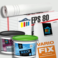 8 cm EPS hőszigetelő rendszer teljes csomagban