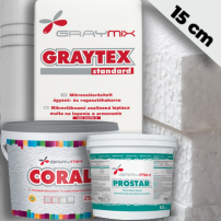 15 cm Graymix hőszigetelő rendszer