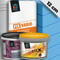 Lábazati hőszigetelő rendszer 12 cm