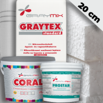 20 cm Graymix hőszigetelő rendszer