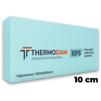 XPS 10 cm vastag lábazati hőszigetelő lemez